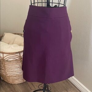 Loft Purple A-Line Women's Skirt